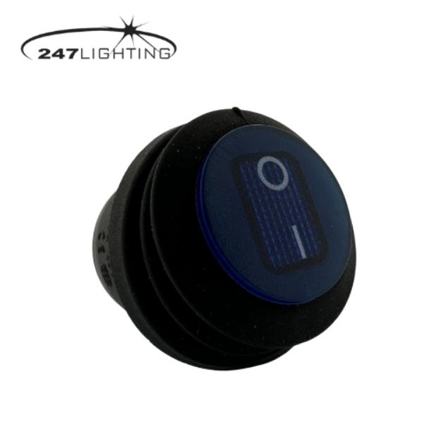 Picture of Illuminated Rocker Mini Switch Blue | 20mm